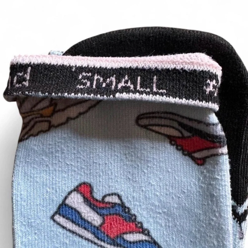 FEAT. Sock Co. Boys Sneaker Print Crew Socks - Small